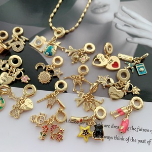 Collar de joyería de moda para hombre y mujer, amuleto encantador de cristal transparente, estrella de corazón para hombre y mujer - Product Image 3