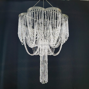 Nouveau <span class=keywords><strong>plafond</strong></span> spécial perles drapé cristal diamant perles rideau fleur Structure lustre grand <span class=keywords><strong>plafond</strong></span> décoration pour <span class=keywords><strong>mariage</strong></span> - Product Image 1