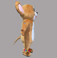 Costume de mascotte gonflable de personnage de dessin animé chat et souris, déguisement de fête d'anniversaire, accessoires publicitaires