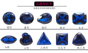 Phòng Thí Nghiệm Tạo Ra Blue Spinel Hình Trái Tim 119 # Spinel Đá Quý Màu Xanh Trái Tim - Product Image 6