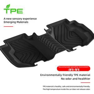 แผ่นรองพื้นรถยนต์ 3 มิติ TPE กันน้ำ กันลื่น <span class=keywords><strong>ส</strong></span>ำหรับ Honda Fit GK Series GP5/Jazz 2023 รุ่นขับขวา ขายดี - Product Image 4