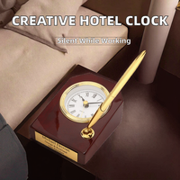Moderner Design-Wecker mit Quarzwerk, Fabrik-Großhandel, Kreative Digitale Musik-Tischuhr mit Display und Radio für Hotelzimmer