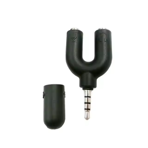 Nhà Máy Bán Buôn Âm Thanh <span class=keywords><strong>Adapter</strong></span> Cable <span class=keywords><strong>3.5Mm</strong></span> Hình Chữ U 1 Nam Để 2 Nữ Jack DC Đầu Ra Cho Điện Thoại Di Động Sử Dụng Điện Thoại - Product Image 1
