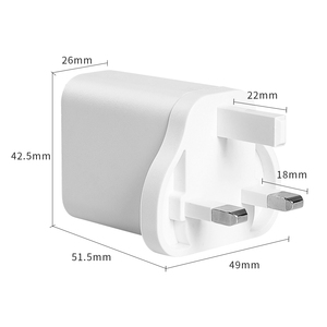 Ukca chứng nhận Anh 3-pin cắm 5W USB tường sạc <span class=keywords><strong>adapter</strong></span> 5V 1A USB sạc với OTP bảo vệ cho tai nghe nhà máy bán buôn - Product Image 6