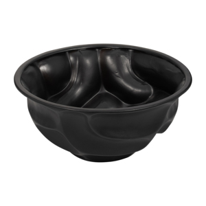 Ciotola in ceramica testurizzata per decorare il piano della cucina, raffinato complemento d'arredo per il soggiorno. - Product Image 2