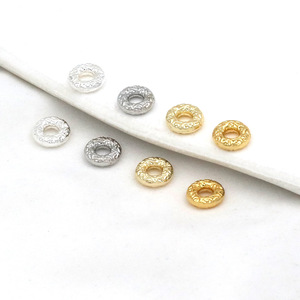 14K gold-plated, color-preserving round windmill-shaped beaded jewelry <b>accessory</b> D93 (<b>braided</b> rope). - Product Image 1