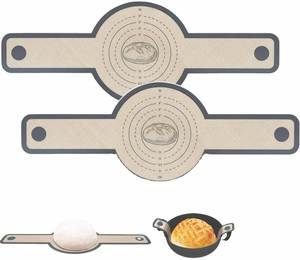 Tapis de cuisson en silicone personnalisé pour cocotte hollandaise, antiadhésif et facile à nettoyer - Product Image 1