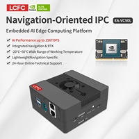 Jetson Orin NX 16GB Linux AI Edge Ligero Industrial Computadora integrada Robótica 100TOPS Paquete de placa de interfaz POE