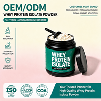 Isolat de protéines de lactosérum en poudre OEM ODM Marque privée Vente en gros Croissance musculaire Faible teneur en sucre Récupération musculaire pour la protéination