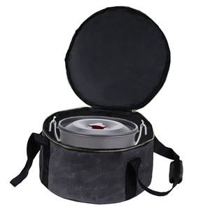 Bolsa de Almacenamiento para Olla Holandesa, Gris, Resistente, Portátil, para Camping, Tamaño Individual - Product Image 5
