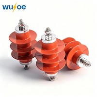 Parafoudre en caoutchouc silicone 6 kV pour ligne de distribution, parafoudre de transformateur, parafoudre polymère
