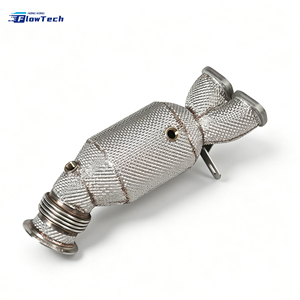 Downpipe de alto rendimiento para BMW E92 335i N55 3.0T con escudo térmico, soldado con TIG, ajuste directo, pieza de escape con filtro de 200 celdas Euro 5 - Product Image 1