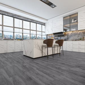 Fácil instalación PVC vinilo SPC 4mm 5mm 6mm 7mm tablón suelo impermeable para interior cocina sala de estar dormitorio suelo exterior - Product Image 5