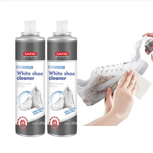 SANVO Sneaker Shampoo Kit de limpieza de zapatos blancos 330ml Limpiador de espuma para zapatos deportivos