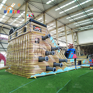 WINSUN Grand château gonflable avec trampoline, château de saut, <span class=keywords><strong>jeu</strong></span> d'<span class=keywords><strong>aventure</strong></span> de style château pour tous les âges - Product Image 3
