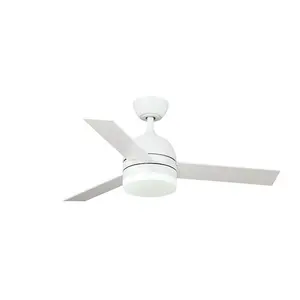 small room plywood Blade Fans high quality switch remote control time setting led lamp modern ceiling fan