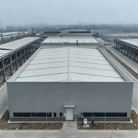 Bâtiment d'atelier d'usine à structure en acier durable pour la production à haute température