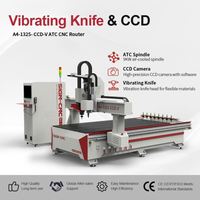 Router CNC ATC 1325 A4 L8 Pro, Máquina de Tallado de Madera con Control por Computadora, Cuchilla Oscilante CCD, Popular para la Fabricación de Letreros Publicitarios