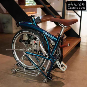 Xe đạp gấp ba R9 Max 16 inch 9 tốc độ, khung thép carbon cao cấp, nhẹ, dễ mang theo, tay lái S M, xe đạp gấp mini bán buôn - Product Image 1