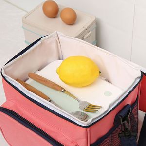 Custom Portable <b>Adult</b> <b>Lunch</b> <b>Box</b> Large Insulated Cooler Tote Bag Zipper Closure Waterproof for Men Women Kids Made Polyester for - Product Image 6