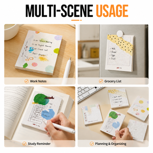 Custom Reusable Writable Sticky <b>Memo</b> <b>Pad</b> Planner Notepad For Office School Business Promotion Wholesale Paper Stationery Supply - Product Image 3