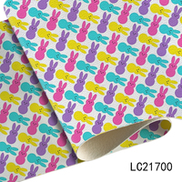 Oeuf de Pâques Litchi Imprimé PU Cuir Faux Feuilles Conception Festival Cuir pour Sacs Cheveux Arc Chaussures 30*136 cm
