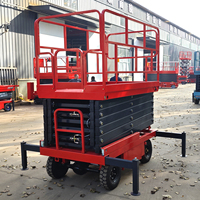 Plateforme élévatrice à ciseaux semi-automatique à prix d'usine, table élévatrice à ciseaux 4m-18m, plateformes de travail en hauteur à vendre