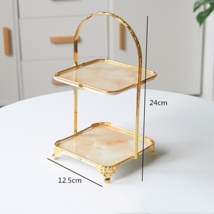 Table Brass Birdcage Shape <strong>Cake</strong> Cupcake Tools Decoration Wedding Mirror Bird Cage Afternoon High Tea 3 <strong>Tiers</strong> Gold Cup <strong>Cake</strong> Stand - Product Image 6