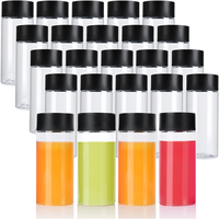 Nouveauté Bouteille sensorielle vide pour bébé Bouteilles en plastique transparentes Bouteille sensorielle pour calmer