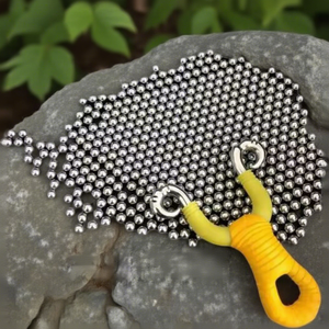 Balines de acero metálicos baratos para tirachinas, balines de acero de bajo carbono de 3.9mm a 11mm para caza - Product Image 1