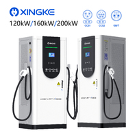 Estaciones de Carga de Suelo Xingke Z2, Cargador Rápido de CC de 120 kW con Equilibrio Dinámico de Carga, Cargador de Vehículos Eléctricos para Estacionamientos Comerciales