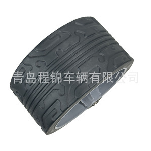 Cheng Jin Vehicles 7 Inch <b>Plastic</b> <b>Wheels</b> 7x4 Pvc Camping Tires For Camping Cart 40kg Load Capacity - Product Image 5