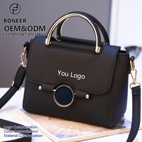 Sacs à main pour femmes, sac à bandoulière en cuir PU, petit sac à main mignon, sac à bandoulière personnalisé avec logo, fermeture à chaîne, vente en gros OEM