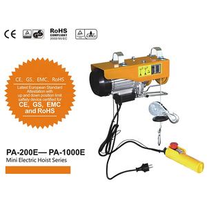 Kawasaki Tali Kawat Baja Berkualitas Tinggi Mini Electric <span class=keywords><strong>Hoist</strong></span> Baru Kapasitas Beban <span class=keywords><strong>0.25T</strong></span> Kecepatan Angkat 3m/menit <span class=keywords><strong>Motor</strong></span> Gear 110V/220V - Product Image 5