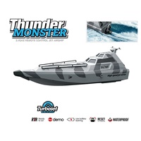 Bateau télécommandé 2,4 GHz, bateau RC à grande vitesse, navire RC électrique avec système étanche et avertisseur de batterie faible, 20 km/h