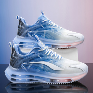 Chaussures de course pour hommes en mesh respirant avec semelle intermédiaire en EVA et semelle extérieure en caoutchouc, légères et confortables, baskets de sport - Product Image 1