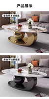 Tables basses mobiles, petites, rétro, en métal, simples, en pierre, style nordique, portables, de luxe, modernes, pour salon, table de chevet, chambre à coucher