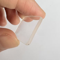 Custom Square Rounded Meniscus Optical Lens Strict Quality Control 25mm Dia 2mm Edge Thick Factory Supply for Mobile Phone Lens