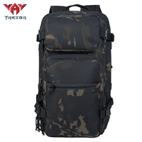 Yakeda Logo personnalisé sac à dos étanche noir CP Camping sac à dos voyage sac à dos entraînement en plein air tactique randonnée sac à dos