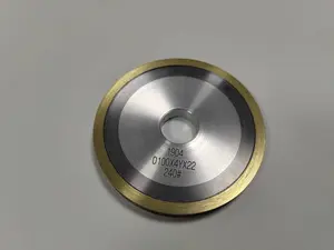Roda de moagem periférica de metal, roda de moagem de diamante para máquina periférica cnc