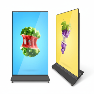 Totem de signalisation numérique LCD 75 85 pouces plein écran intelligent 4K pour centre commercial - Product Image 1