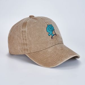 Casquette de baseball en denim délavé pour adulte (personnalisable) - Product Image 4