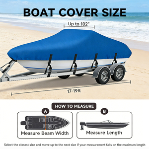 Housse de bateau en tissu Oxford 600D de qualité supérieure, protection contre toutes les intempéries, housse de bateau <span class=keywords><strong>marine</strong></span> - Product Image 6