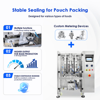 Machine d'emballage automatique de snacks verticale avec remplissage et scellage, équipement de mise en sachet de chips de pommes de terre avec purge d'azote
