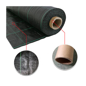 Couvre-sol agricole en géotextile tissé PP stabilisé aux UV Tapis anti-herbe pour le contrôle des mauvaises herbes <span class=keywords><strong>Plantes</strong></span> en rouleau de tissu noir - Product Image 3
