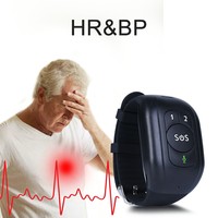 GPS anti-perte pour personnes âgées, 4G intelligent, surveillance de la fréquence cardiaque, de la pression artérielle, de la température corporelle, détection de chute, appels vocaux, SOS d'urgence