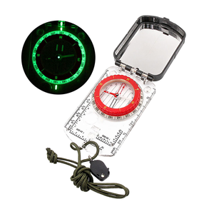 Bussola LED regolabile con quadrante luminoso Display forte declinazione magnetica per avventura arrampicata nautica Design pieghevole - Product Image 3