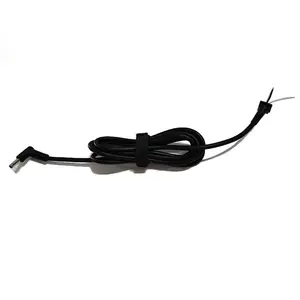 Laptop Oplader Kabel 18awg 4.5*3.0Mm Blauwe Tip 65W Met Ic Voor Hp 2 Draden 1.8M Dc Stekker Kabel