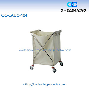 Carrello Portabiancheria Commerciale/Domestico <span class=keywords><strong>O</strong></span>-Cleaning, Cesto per Bucato Resistente con Ruote, Carrello Portabiancheria con Scomparti per la Conservazione dei Vestiti - Product Image 5