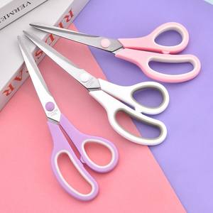 กรรไกรใช้ในบ้าน 8 นิ้ว สแตนเลสสตีล เครื่องมือตัดเครื่องเขียนสำนักงาน พร้อมด้ามจับ PPTPR สำหรับงานประดิษฐ์กระดาษและใช้ในครัวเรือน - Product Image 5